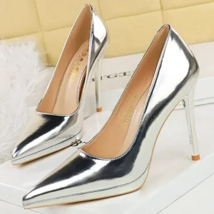  BIGTREE Shoes Women Pumps Ultra High Heels 11cm Fashionable Wedding Shoes Sexy Party Shoes Stilettos Pointed end Ladies Heels