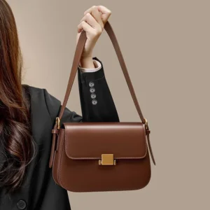 Cowhide Women's Bag 2024 New Genuine Leather Fashion Women Shoulder Bags High Quality Luxury Female Crossbody Bag 2126