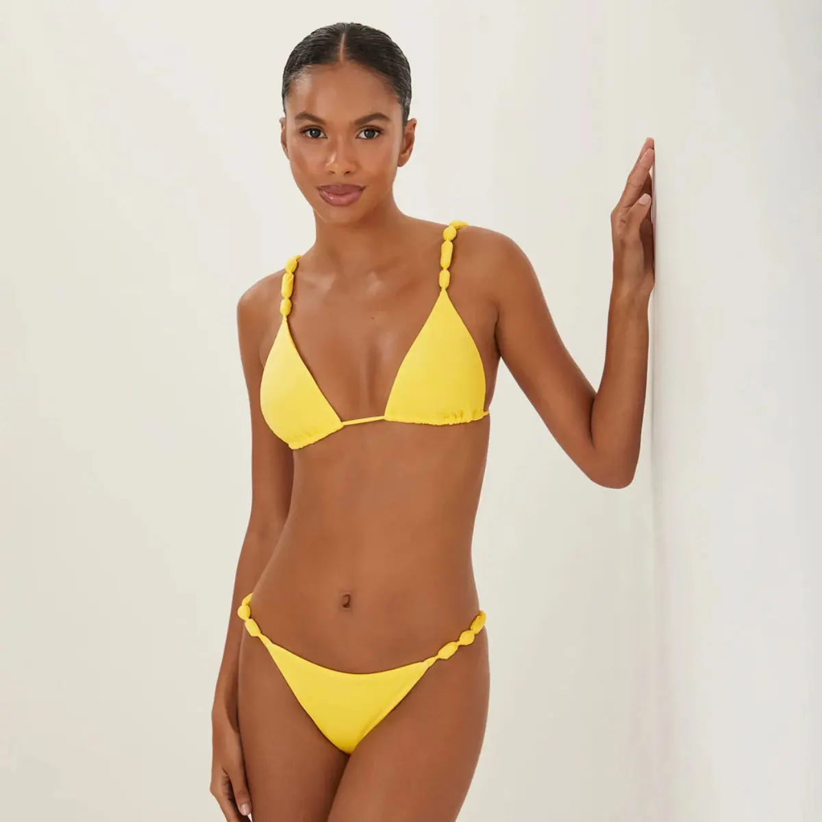 Halter Bikini 2025 Bandeau Biquini Women Sexy Swimsuit Push Up Swimwear Female High Waist Swim Suits Solid Bathingsuit Beachwear - Image 4