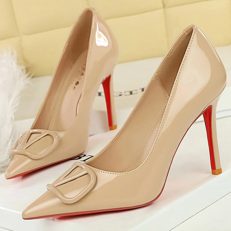 BIGTREE Shoes Women Pumps Fashion New Style High Heels Sexy Party shoes patent leather Women heels 10 CM Thin heels Luxury 2025 - Image 5