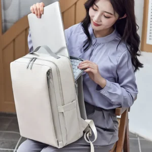 New Women's Travel Backpack Airbag Shock-proof 15 inch Laptop Bag Men's Business Trip Backpacks Student Fashion School Backpack