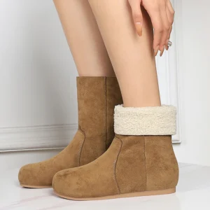 2025 Retro Women's Snow boots Plush Warm Winter boots suede ankle boots Women Shoes Non-slip comfort Outdoor short boots 5 color