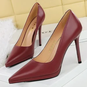 BIGTREE shoes 11 cm Retro Women Pumps Platform high heels Sharp pointed sexy nightclub Women heels stilettos party shoes 2025