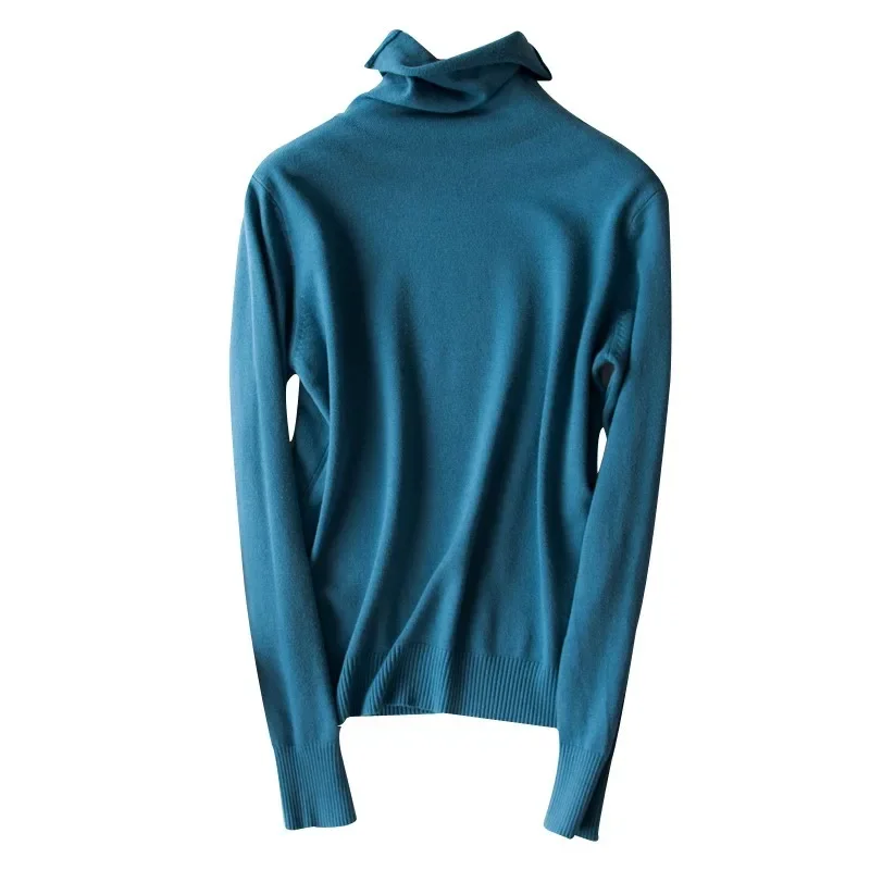 Women Sweater Autumn Winter Warm Turtleneck Bottiming Shirts Korean Fashion Long Sleeve Pullovers Slim Fit Casual Knitwears - Image 4