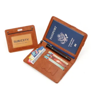 Multi-function Passport Holder New Travel Wallets RFID Anti Theft Card Holder Ticket SIM Card Storage Wallet for Women and Men